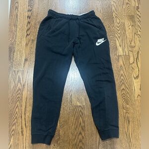 Nike Womens Rally Jogger Sweatpants in Black with Logo